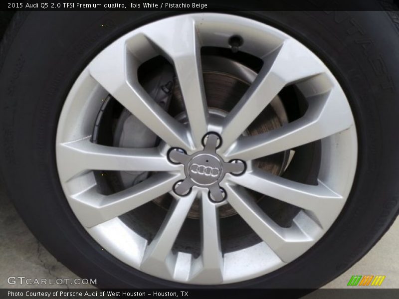 Ibis White / Pistachio Beige 2015 Audi Q5 2.0 TFSI Premium quattro
