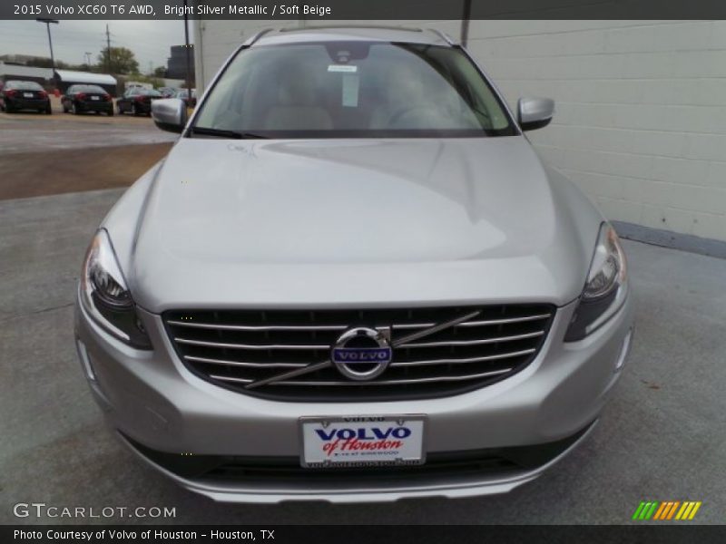 Bright Silver Metallic / Soft Beige 2015 Volvo XC60 T6 AWD