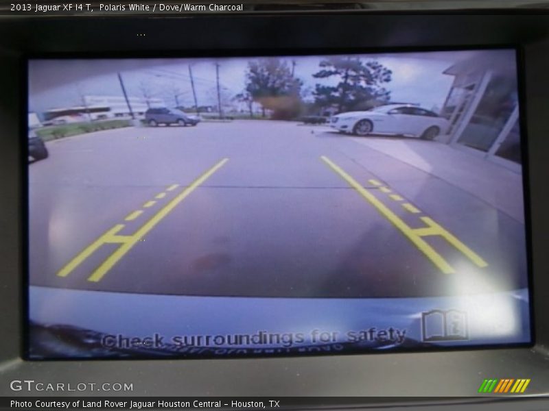 Polaris White / Dove/Warm Charcoal 2013 Jaguar XF I4 T