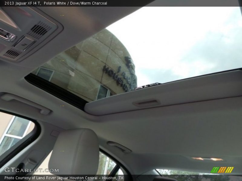 Polaris White / Dove/Warm Charcoal 2013 Jaguar XF I4 T