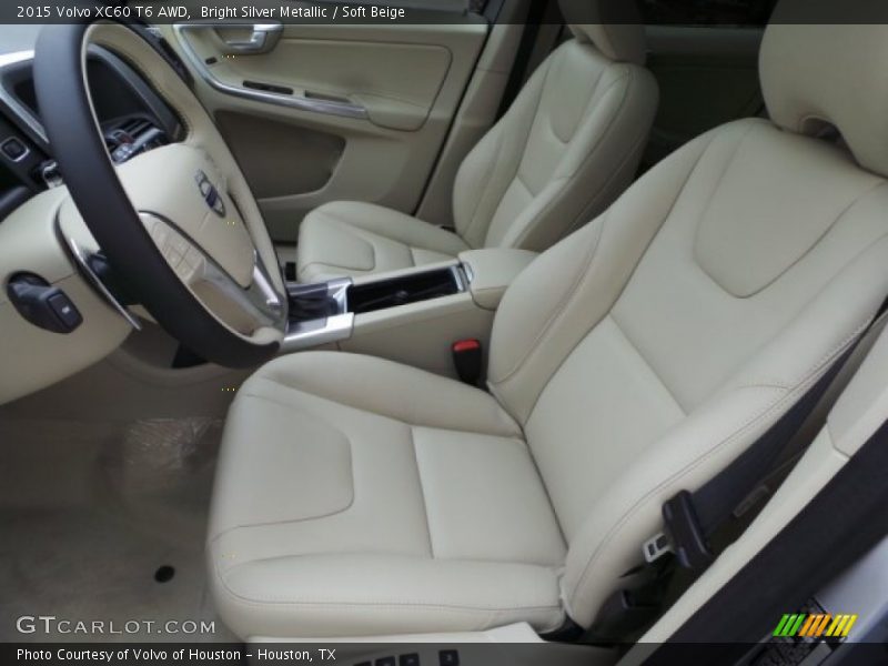 Front Seat of 2015 XC60 T6 AWD