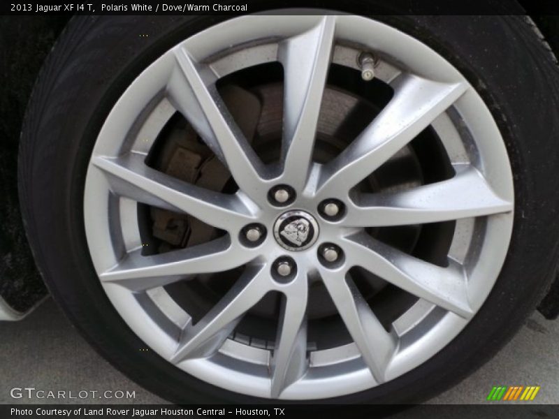 Polaris White / Dove/Warm Charcoal 2013 Jaguar XF I4 T