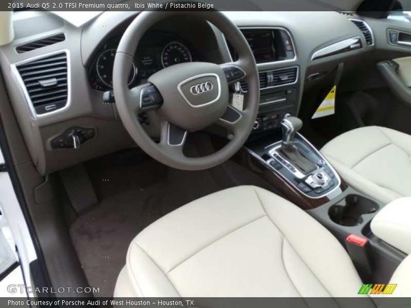 Ibis White / Pistachio Beige 2015 Audi Q5 2.0 TFSI Premium quattro