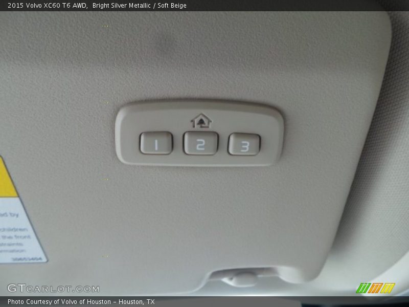 Controls of 2015 XC60 T6 AWD