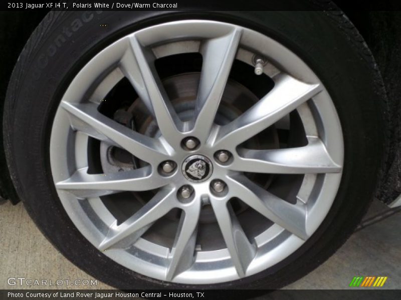 Polaris White / Dove/Warm Charcoal 2013 Jaguar XF I4 T