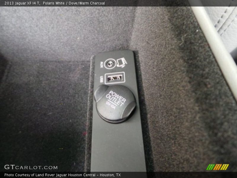 Polaris White / Dove/Warm Charcoal 2013 Jaguar XF I4 T