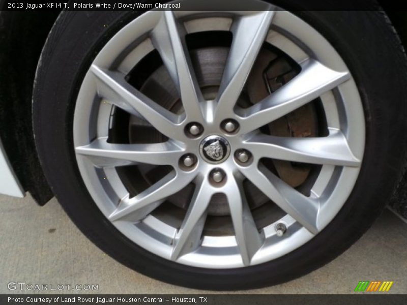 Polaris White / Dove/Warm Charcoal 2013 Jaguar XF I4 T