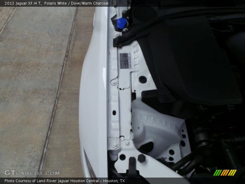 Polaris White / Dove/Warm Charcoal 2013 Jaguar XF I4 T