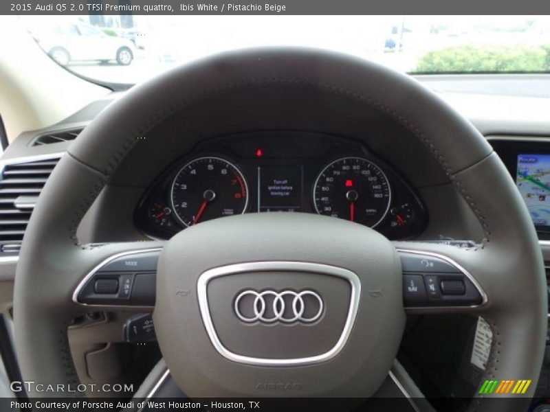 Ibis White / Pistachio Beige 2015 Audi Q5 2.0 TFSI Premium quattro
