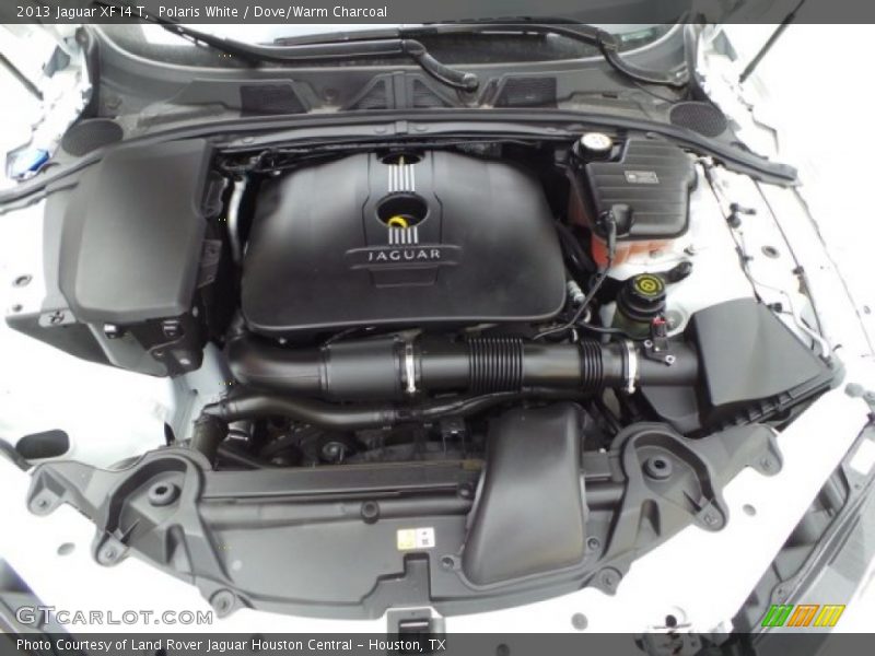 Polaris White / Dove/Warm Charcoal 2013 Jaguar XF I4 T