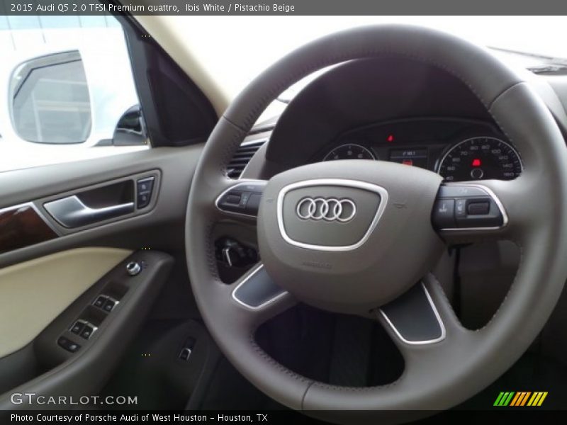 Ibis White / Pistachio Beige 2015 Audi Q5 2.0 TFSI Premium quattro