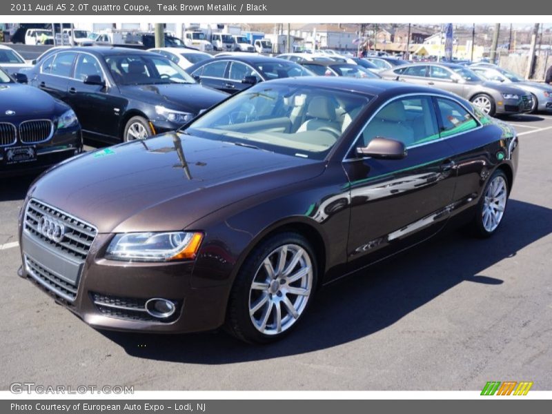 Teak Brown Metallic / Black 2011 Audi A5 2.0T quattro Coupe