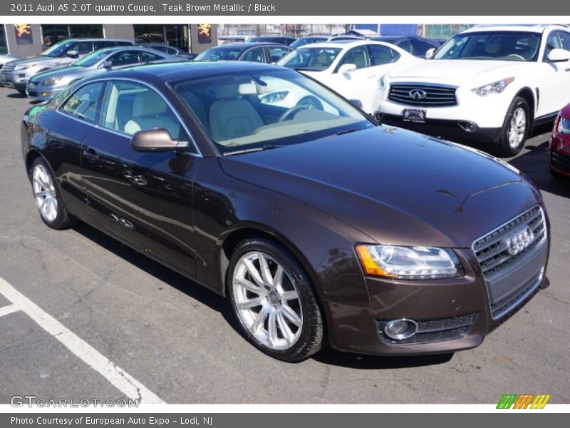 Teak Brown Metallic / Black 2011 Audi A5 2.0T quattro Coupe