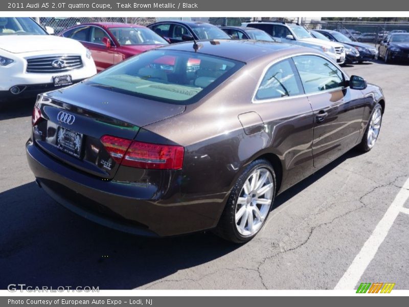 Teak Brown Metallic / Black 2011 Audi A5 2.0T quattro Coupe