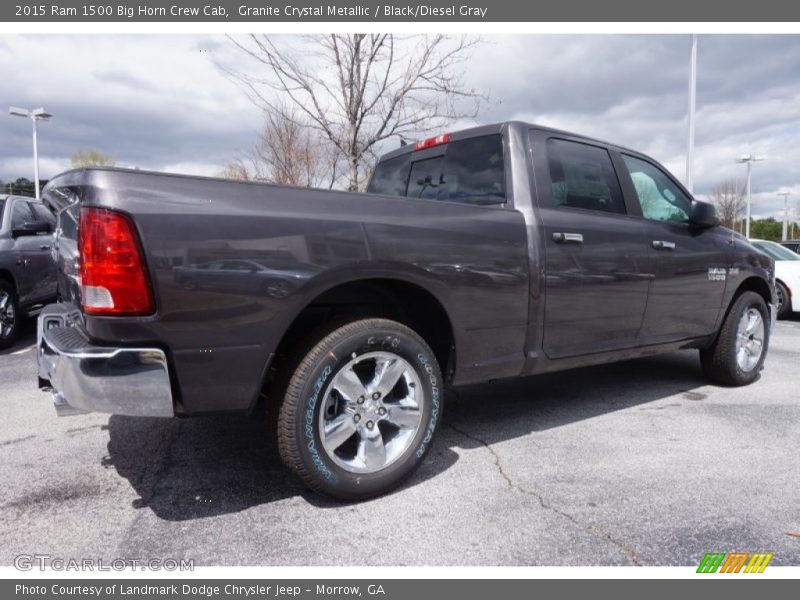  2015 1500 Big Horn Crew Cab Granite Crystal Metallic