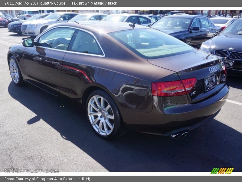 Teak Brown Metallic / Black 2011 Audi A5 2.0T quattro Coupe
