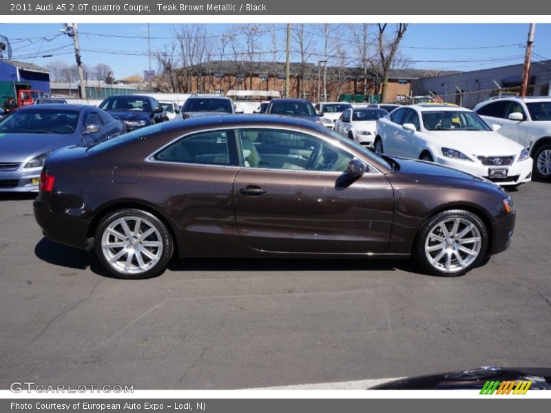 Teak Brown Metallic / Black 2011 Audi A5 2.0T quattro Coupe