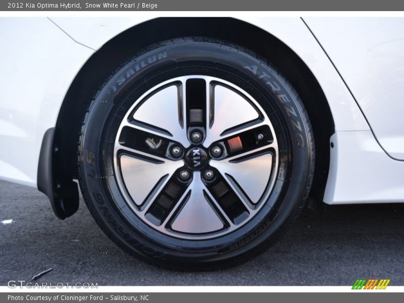Snow White Pearl / Beige 2012 Kia Optima Hybrid