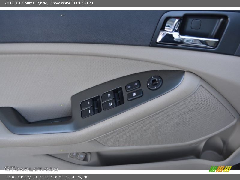 Snow White Pearl / Beige 2012 Kia Optima Hybrid