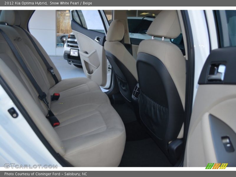 Snow White Pearl / Beige 2012 Kia Optima Hybrid