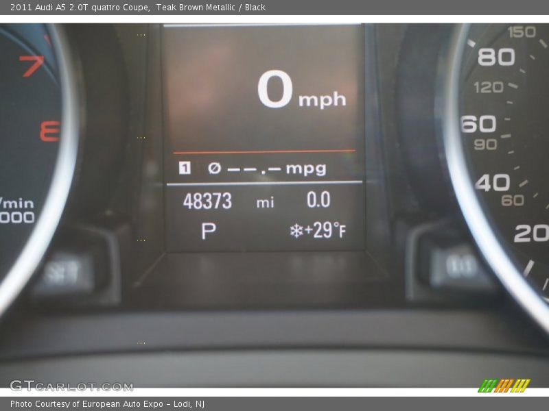 Teak Brown Metallic / Black 2011 Audi A5 2.0T quattro Coupe