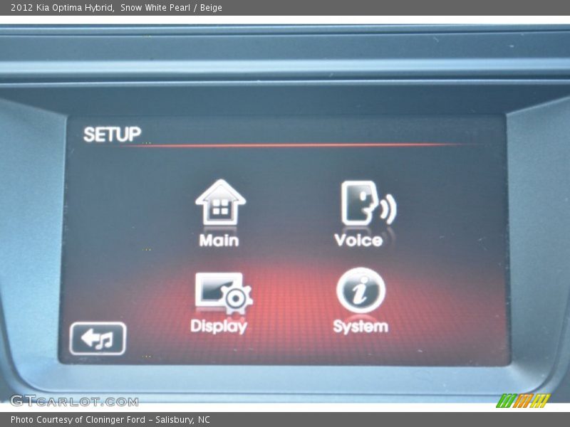 Snow White Pearl / Beige 2012 Kia Optima Hybrid