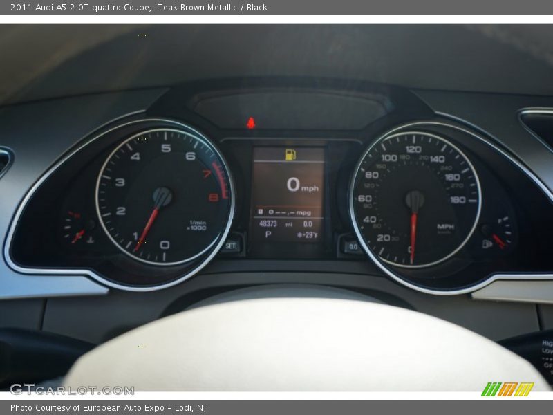 Teak Brown Metallic / Black 2011 Audi A5 2.0T quattro Coupe