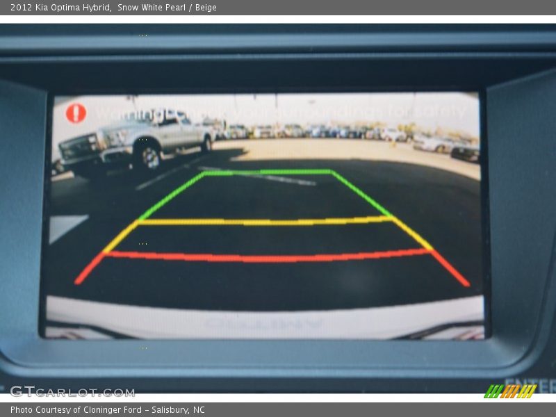 Snow White Pearl / Beige 2012 Kia Optima Hybrid