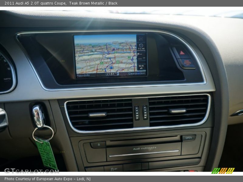 Teak Brown Metallic / Black 2011 Audi A5 2.0T quattro Coupe