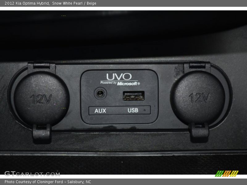 Snow White Pearl / Beige 2012 Kia Optima Hybrid