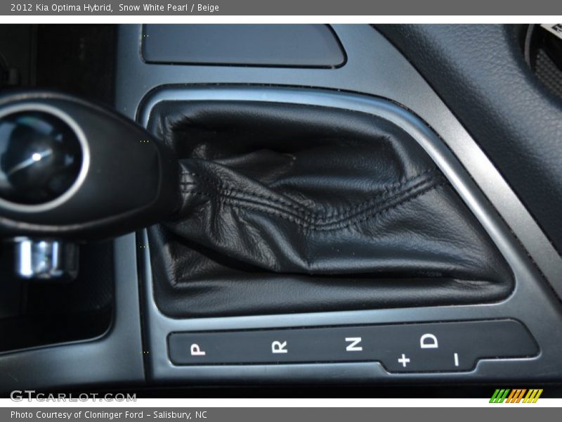 Snow White Pearl / Beige 2012 Kia Optima Hybrid