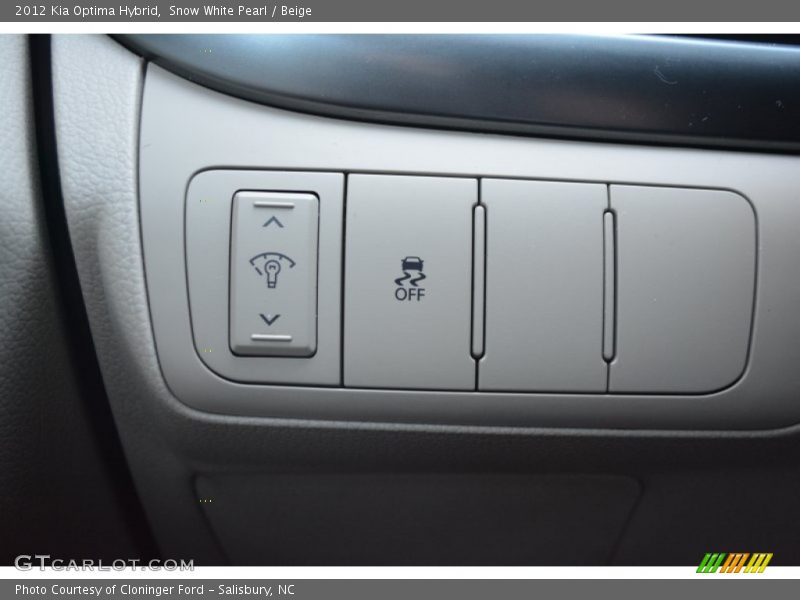 Snow White Pearl / Beige 2012 Kia Optima Hybrid