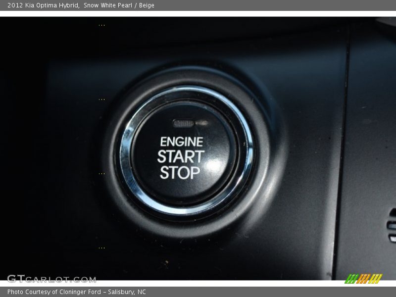 Snow White Pearl / Beige 2012 Kia Optima Hybrid