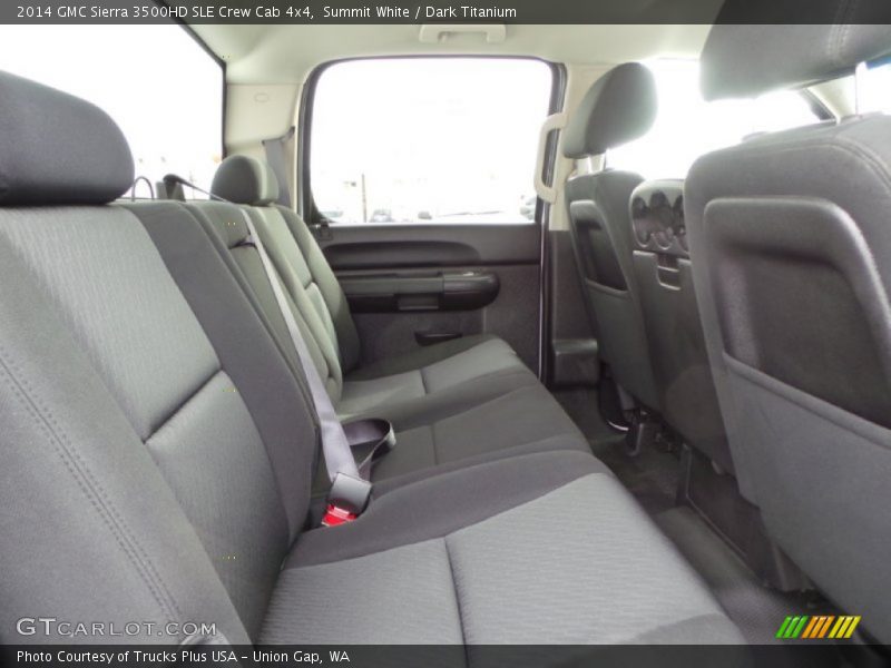 Summit White / Dark Titanium 2014 GMC Sierra 3500HD SLE Crew Cab 4x4