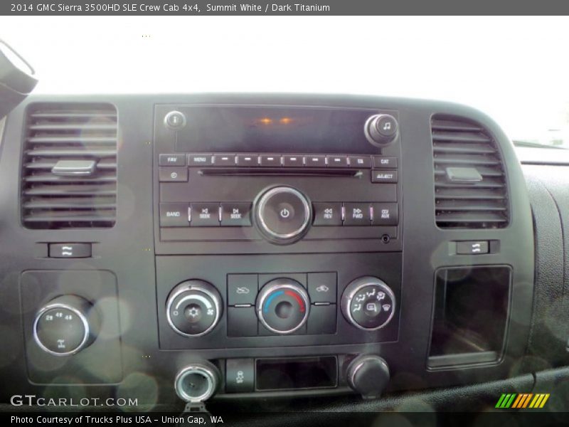 Summit White / Dark Titanium 2014 GMC Sierra 3500HD SLE Crew Cab 4x4