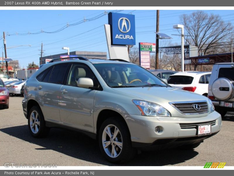 Bamboo Green Pearl / Ivory 2007 Lexus RX 400h AWD Hybrid
