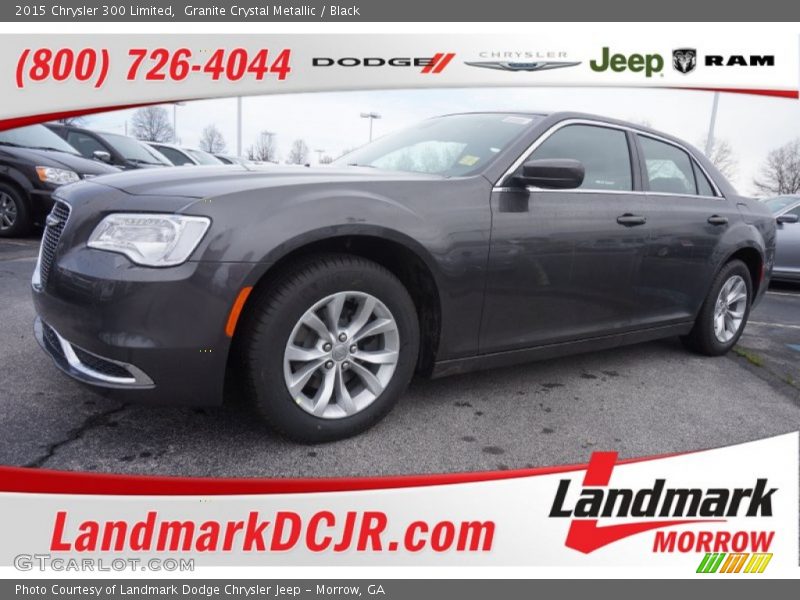 Granite Crystal Metallic / Black 2015 Chrysler 300 Limited