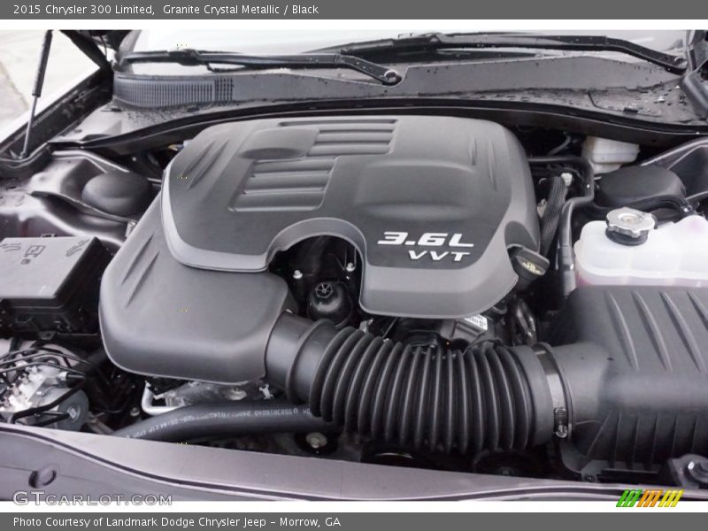 Granite Crystal Metallic / Black 2015 Chrysler 300 Limited
