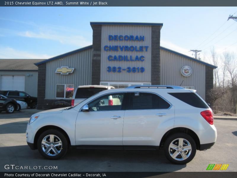 Summit White / Jet Black 2015 Chevrolet Equinox LTZ AWD