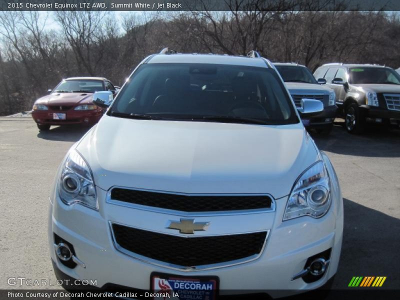 Summit White / Jet Black 2015 Chevrolet Equinox LTZ AWD