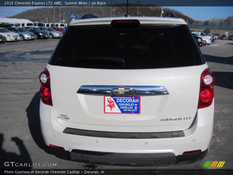 Summit White / Jet Black 2015 Chevrolet Equinox LTZ AWD