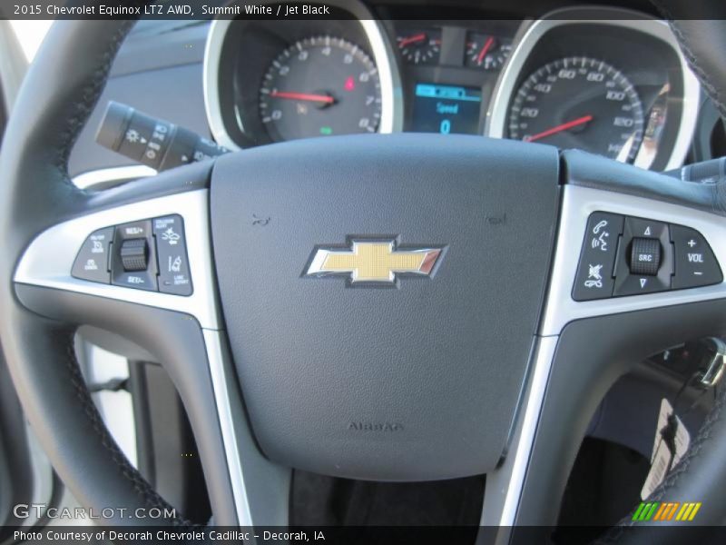 Summit White / Jet Black 2015 Chevrolet Equinox LTZ AWD