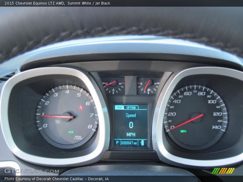 Summit White / Jet Black 2015 Chevrolet Equinox LTZ AWD