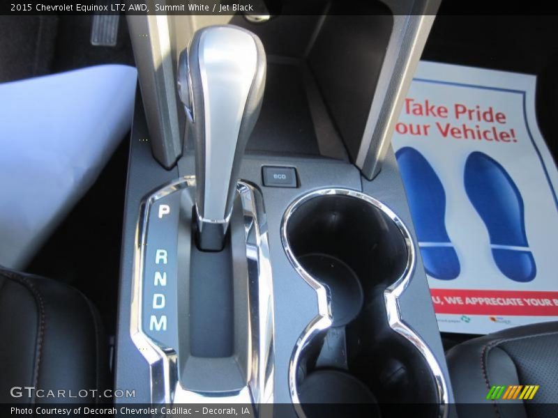 Summit White / Jet Black 2015 Chevrolet Equinox LTZ AWD