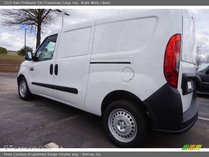 Bright White / Black 2015 Ram ProMaster City Tradesman Cargo Van