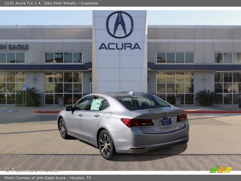 Slate Silver Metallic / Graystone 2015 Acura TLX 2.4