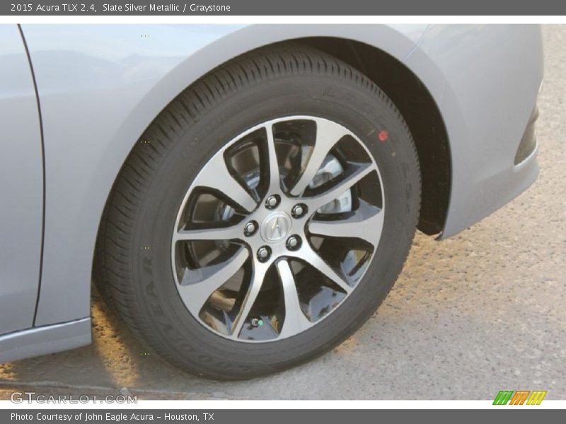 Slate Silver Metallic / Graystone 2015 Acura TLX 2.4