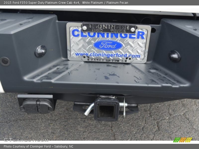 White Platinum / Platinum Pecan 2015 Ford F350 Super Duty Platinum Crew Cab 4x4