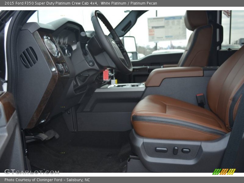  2015 F350 Super Duty Platinum Crew Cab 4x4 Platinum Pecan Interior