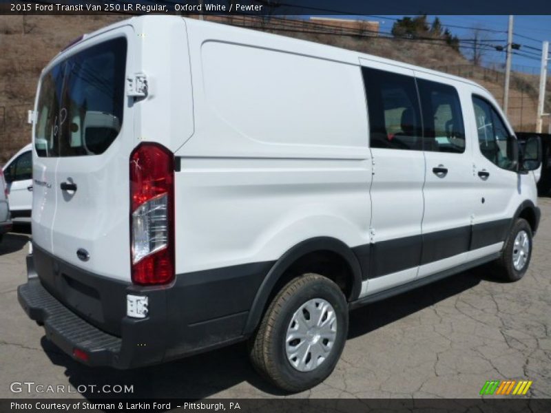 Oxford White / Pewter 2015 Ford Transit Van 250 LR Regular